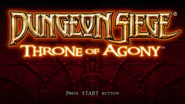 Dungeon Siege - Throne of Agony (EU) screen shot title